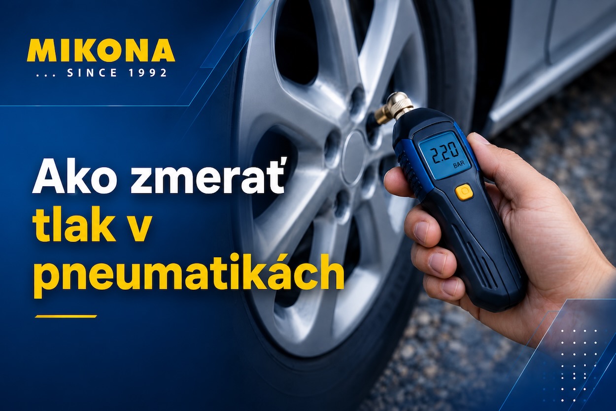 Ako zmerať tlak v pneumatikách