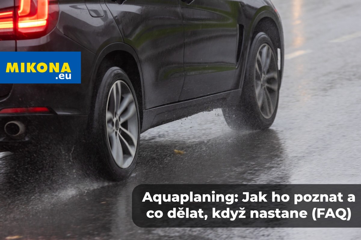 Aquaplaning: Jak ho poznat a co dělat, když nastane (FAQ)