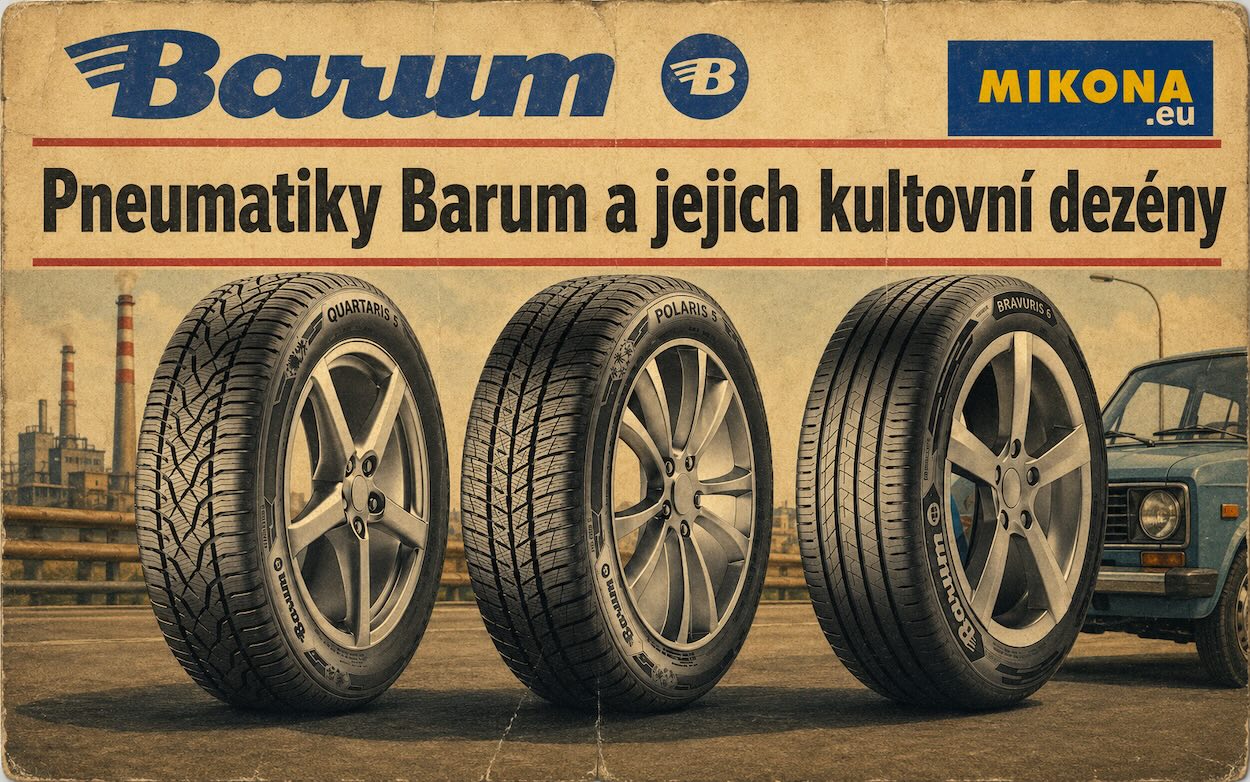 Ilustrační vizuál aktuální modelové řady pneumatik Barum