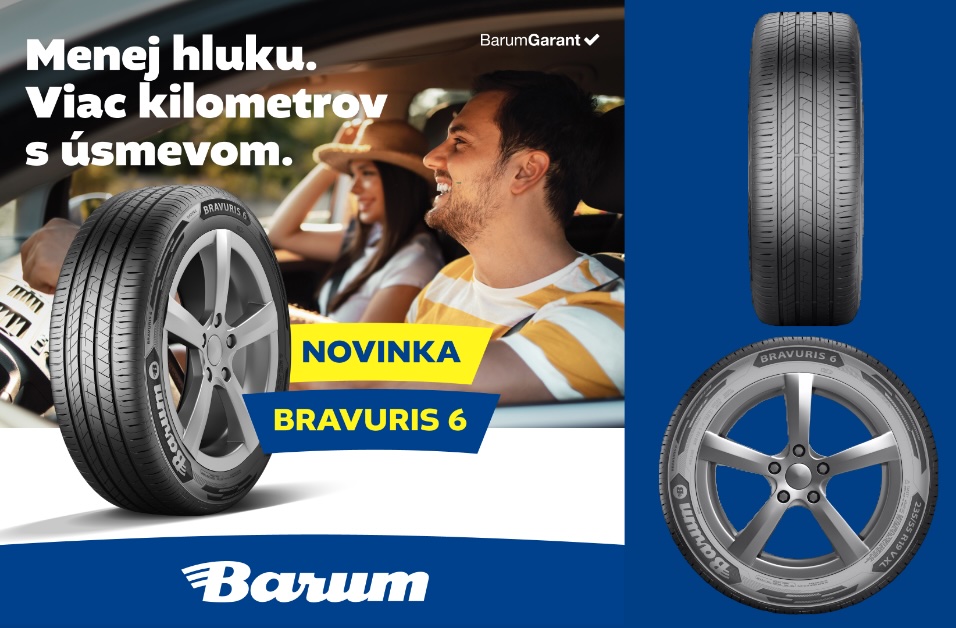 Barum Bravuris 6 sú kvalitné letné pneumatiky.