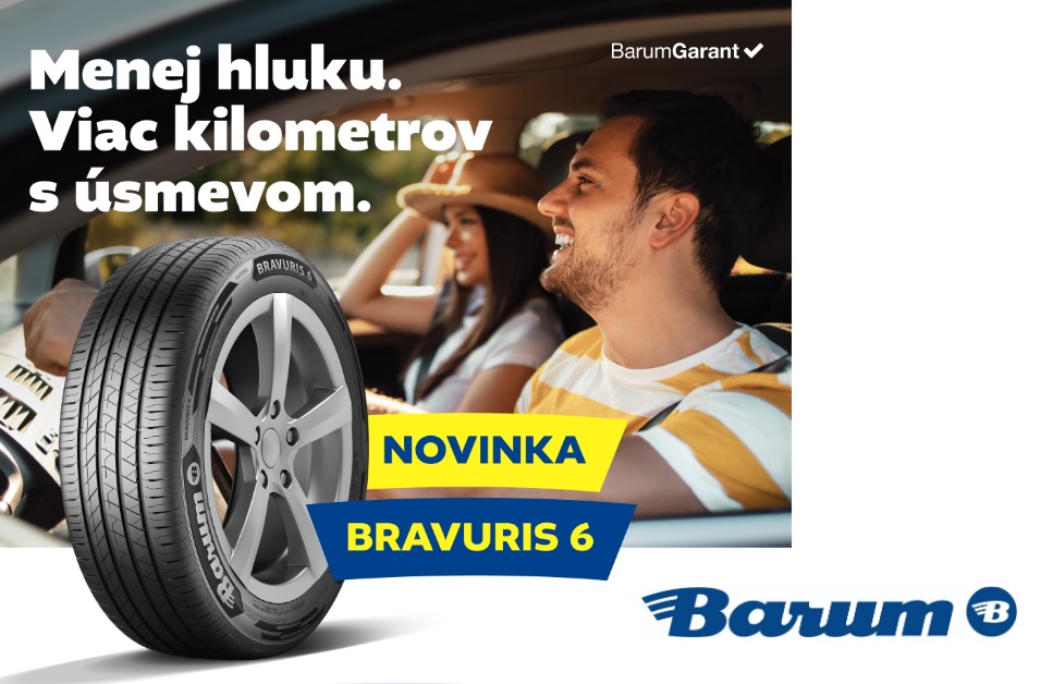 Letné pneumatiky Barum Bravuris 6 pre osobné autá.