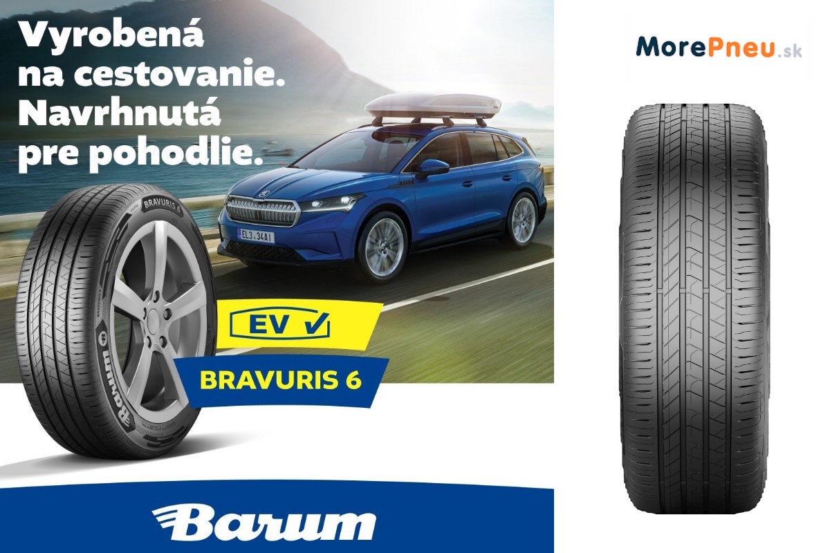 Barum Bravuris 6 je ideálna letná pneumatika pre osobné autá.