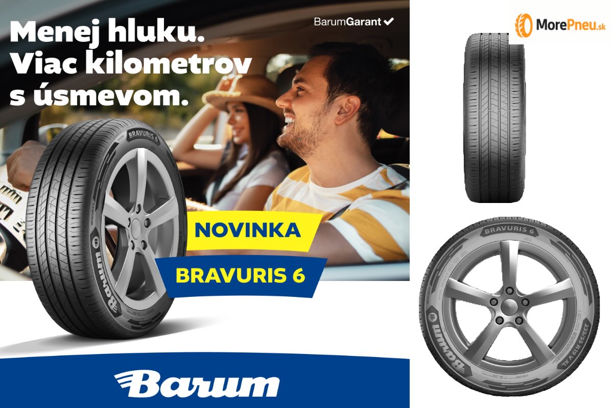 Barum Bravuris 6 je letná pneumatika pre osobné autá.