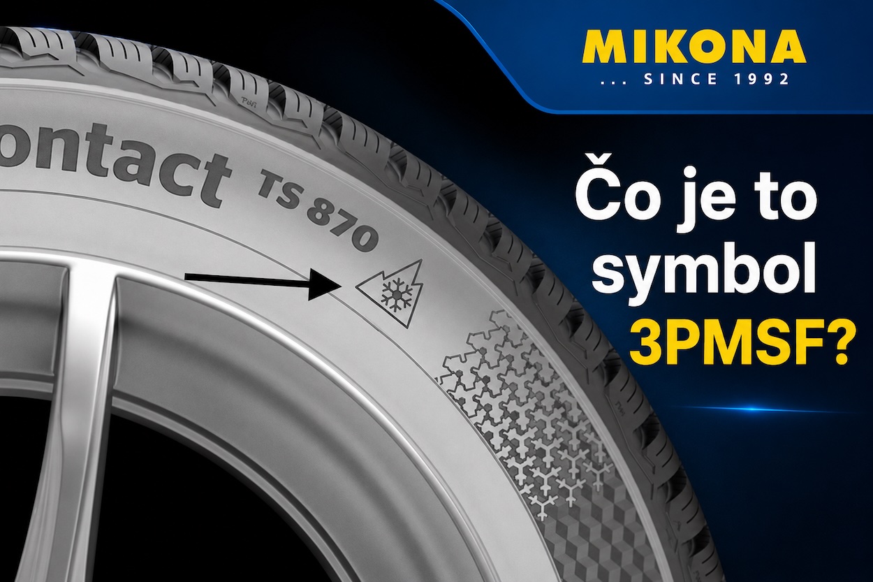 Symbol 3PMSF na zimnej pneumatike Continental WinterContact TS 870