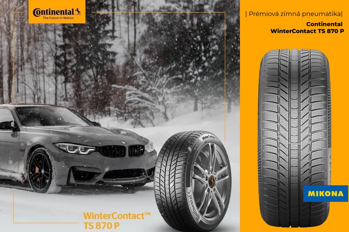 Detail dezénu zimnej pneumatiky Continental WinterContact TS 870 P Detail dezénu zimnej pneumatiky Continental WinterContact TS 870 P s hustými 3D lamelami a pozdĺžnymi drážkami pre lepší záber a bezpečné brzdenie v zimných podmienkach.