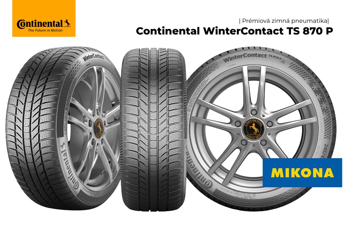 Detail dezénu zimnej pneumatiky Continental WinterContact TS 870 P Detail dezénu zimnej pneumatiky Continental WinterContact TS 870 P s hustými 3D lamelami a drážkami pre lepší záber na snehu a bezpečné brzdenie v zime.