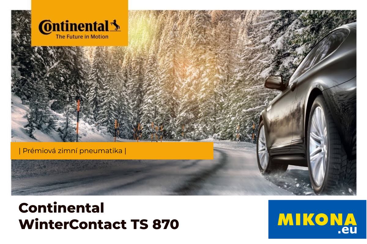 Continental WinterContact TS 870 – prémiová zimní pneumatika s jistotou na mokru, sněhu i ledu. Výsledky testů ADAC a zkušenosti řidičů.
