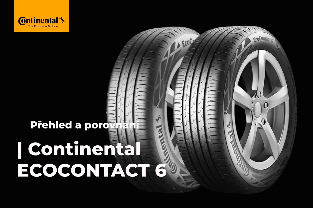 Continental EcoContact 6 – ideální řešení pro řidiče, kteří hledají tichou, ekologickou a bezpečnou letní pneumatiku.
