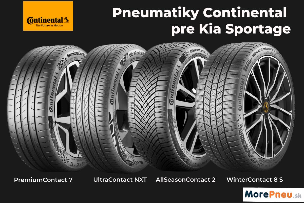 Pneumatiky Continental pre Kia Sportage – najlepšie obutie pre vaše SUV