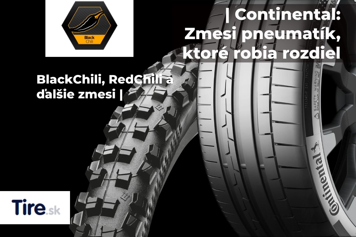 Continental vyvíja zmesi pneumatík pre maximálnu bezpečnosť a komfort. V článku vysvetľujeme rozdiely medzi BlackChili, RedChili a EcoPlus.