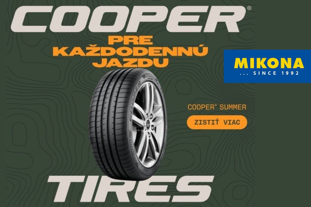 Letná pneumatika Cooper Summer na disku, dezén pre každodenné jazdenie