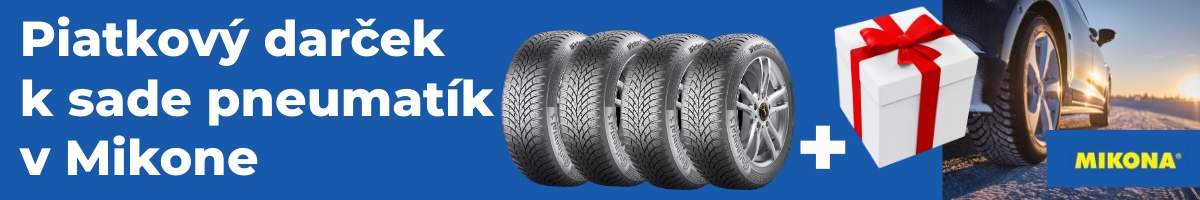 Piatkový darček k sade pneumatík