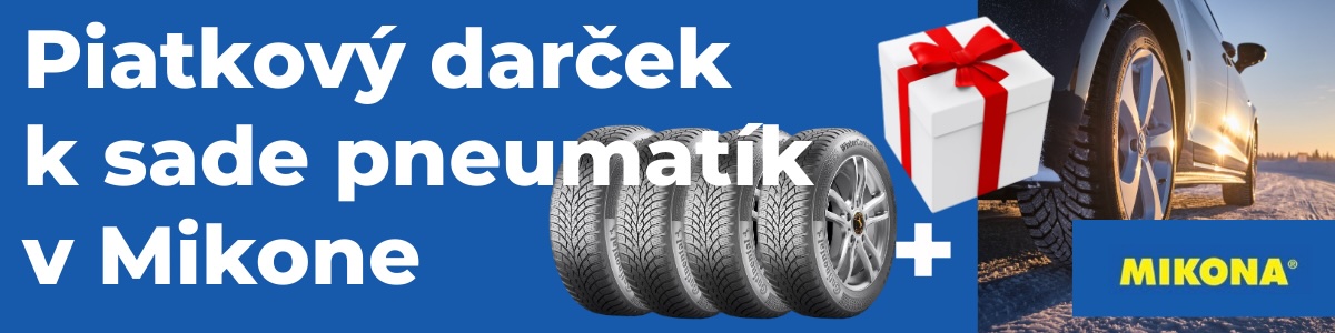 Darček k sade pneumatík