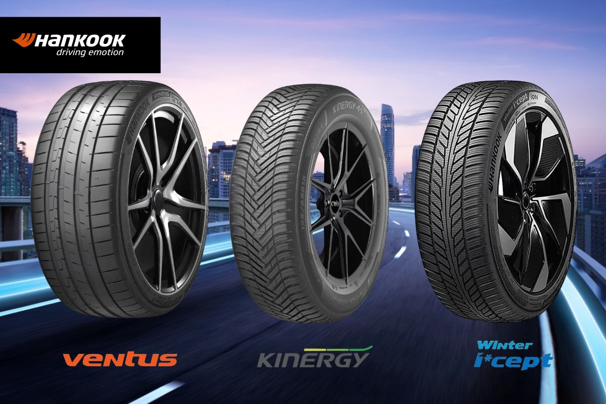 Pneumatiky Hankook Ventus, Kinergy a Winter i*cept pokrývají všechny jízdní styly – od sportovní jízdy až po bezpečný zimní provoz.