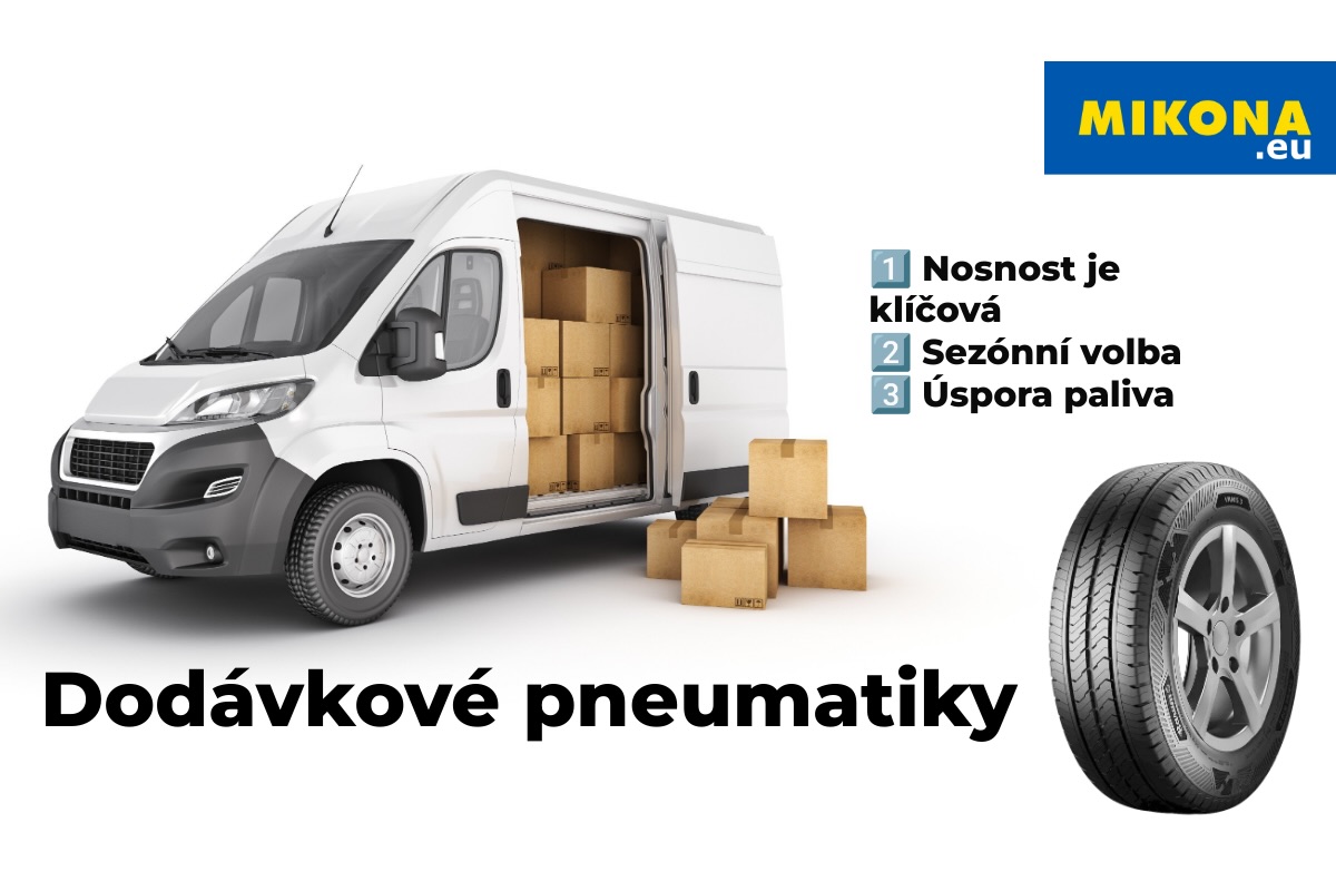 Dodávkové pneumatiky s vysokou nosností a odolností | Autor: Mikona.eu