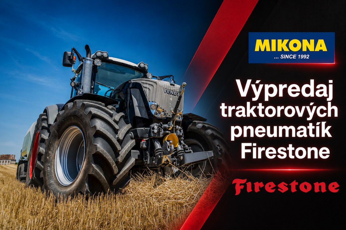 Výpredaj traktorových a agro pneumatík Firestone – Mikona.sk
