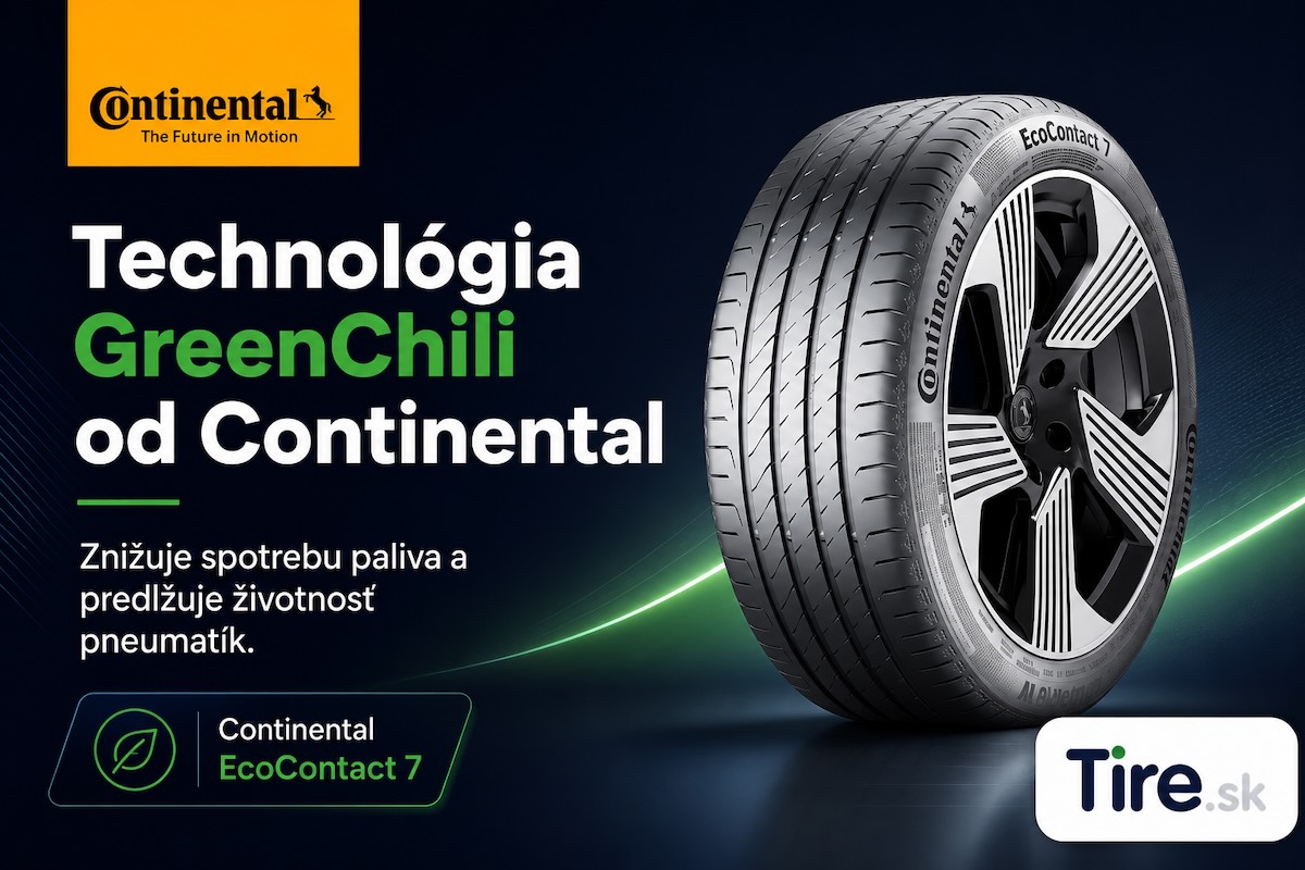 GreenChili – ekologická technológia zmesi behúňa od Continental pre nízku spotrebu paliva a dlhú životnosť