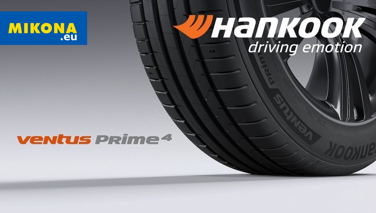 Hankook Ventus Prime 4 – nová generace oblíbených letních pneumatik.