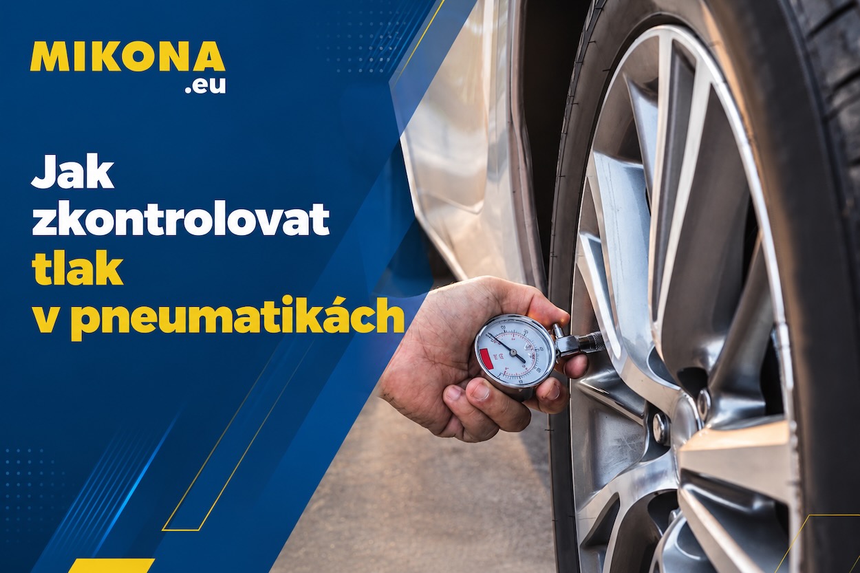 Jak zkontrolovat tlak v pneumatikách