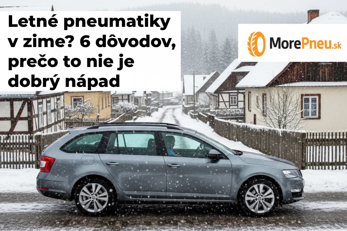 Osobné auto jazdiace po zasneženej zimnej ceste Rodinné auto na zasneženej ceste vybavené zimnými pneumatikami do mrazivých podmienok.