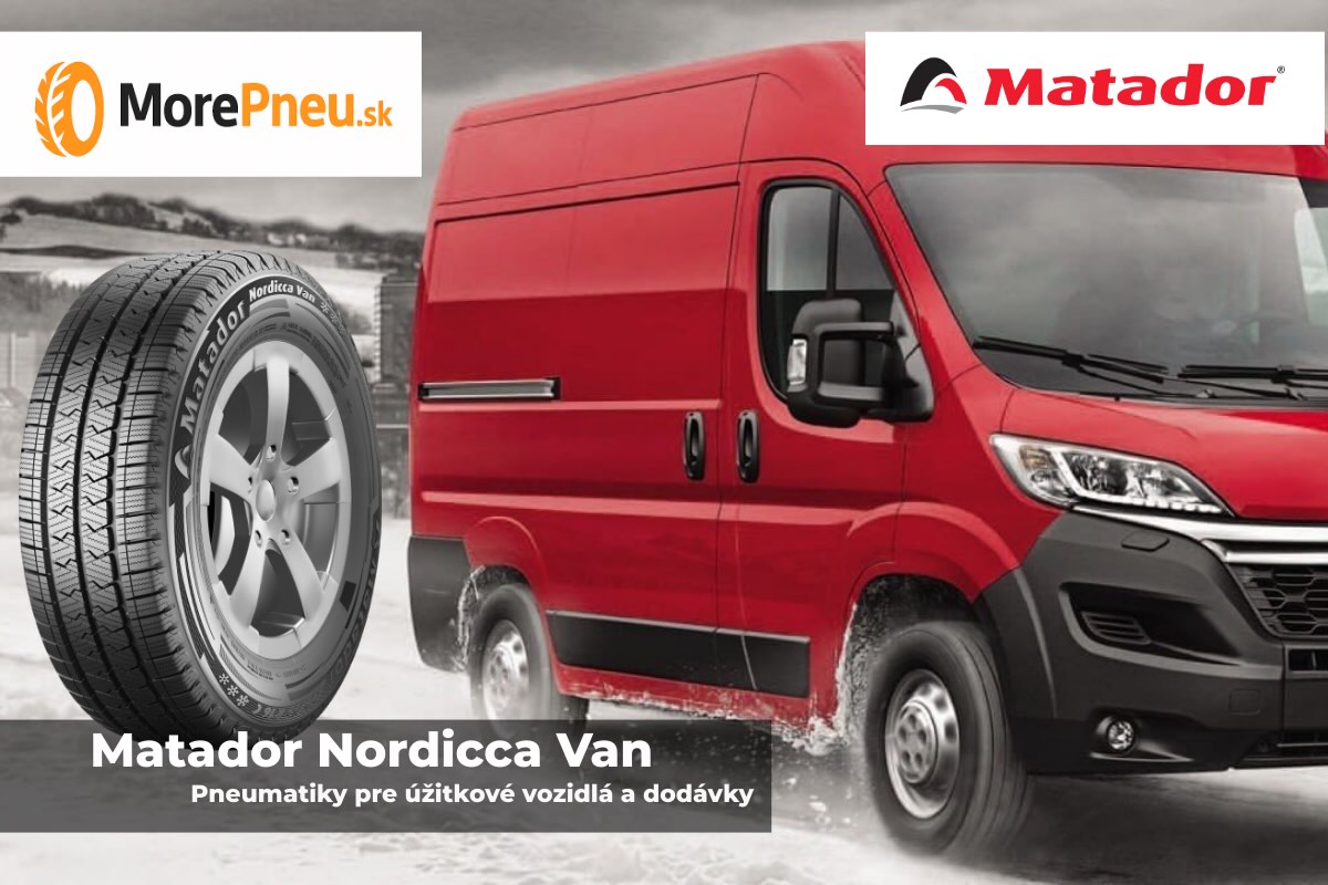 Zimná pneumatika Matador Nordicca Van Zimná pneumatika Matador Nordicca Van je určená pre úžitkové vozidlá a dodávky.