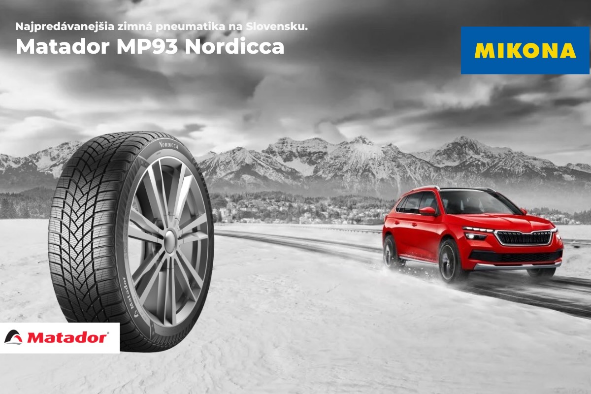 Matador MP93 Nordicca Zimné pneumatiky Matador MP93 Nordicca sú navrhnuté pre bezpečnú jazdu v náročných podmienkach.