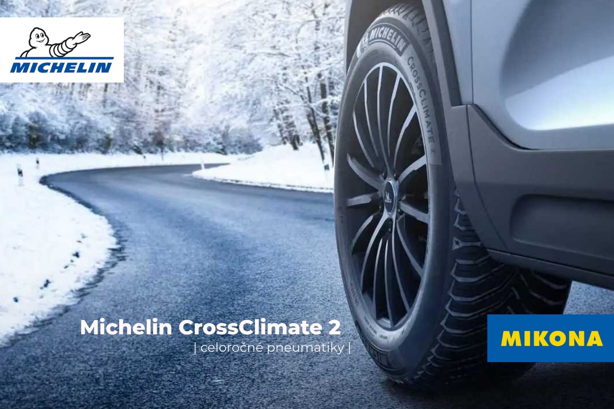 Michelin CrossClimate 2 je prémiová celoročná pneumatika vhodná aj do náročnejších zimných podmienok.