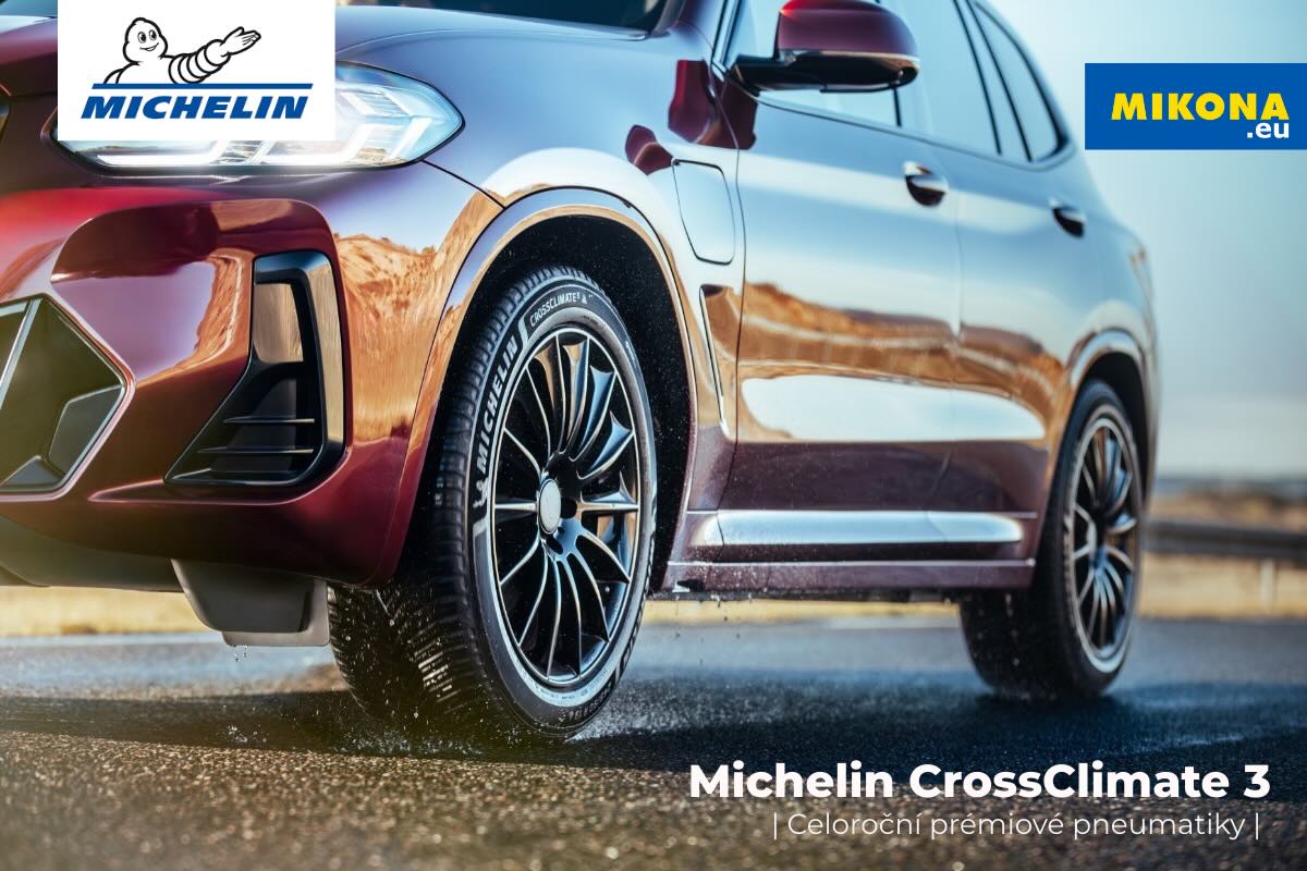 Michelin CROSSCLIMATE 3 je nejnovější generace oblíbené celoroční pneumatiky, která kombinuje výkony letní a zimní pneumatiky v jednom.