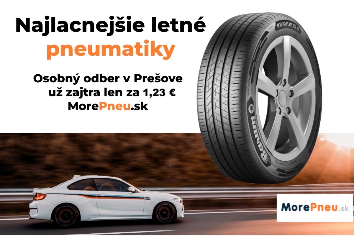 Najlacnejšie letné pneumatiky na MorePneu.sk Najlacnejšie letné pneumatiky na MorePneu.sk s osobným odberom v Prešove