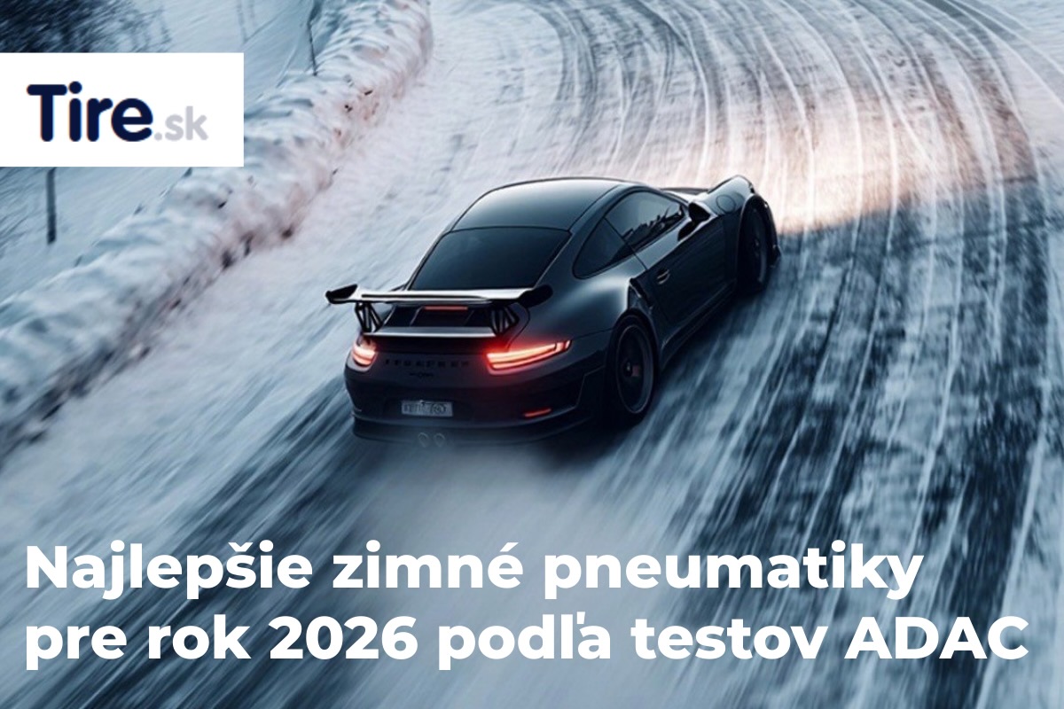 Test zimných pneumatík 2026 podľa ADAC – jazda auta na zasneženej vozovke