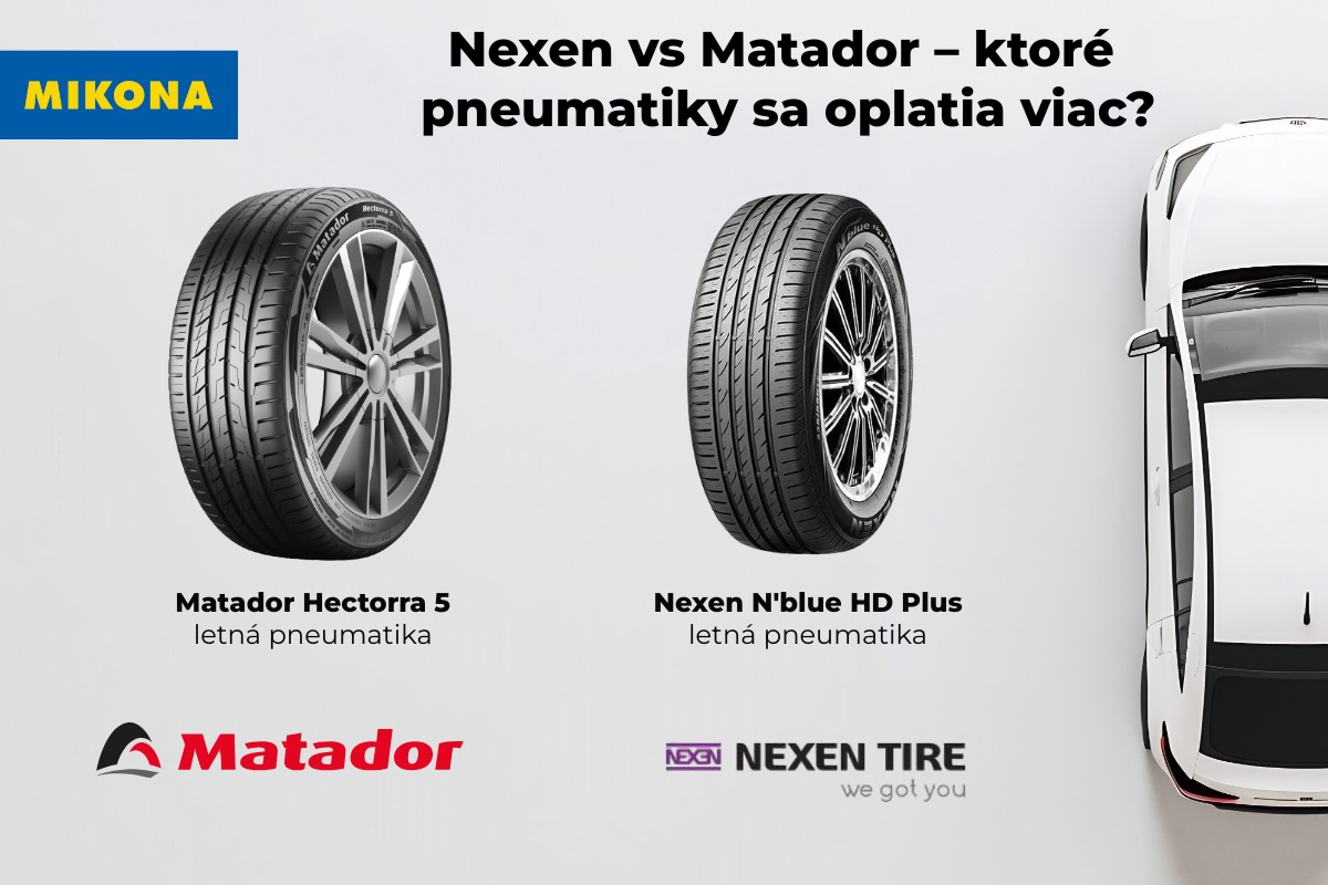 Ak uvažujete nad výmenou pneumatík a rozhodujete sa medzi značkami Nexen a Matador, ste na správnom mieste.