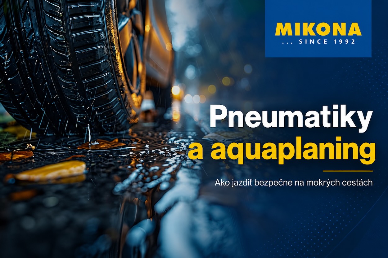 Pneumatiky a aquaplaning – ako jazdiť bezpečne na mokrých cestách
