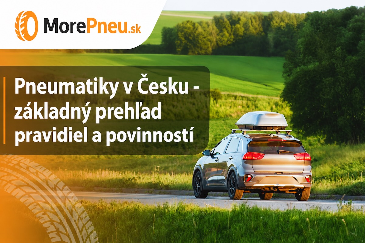 Pneumatiky v Česku – pravidlá a povinnosti Pneumatiky v Česku – pravidlá, povinnosti a minimálna hĺbka dezénu pre cestujúcich zo Slovenska