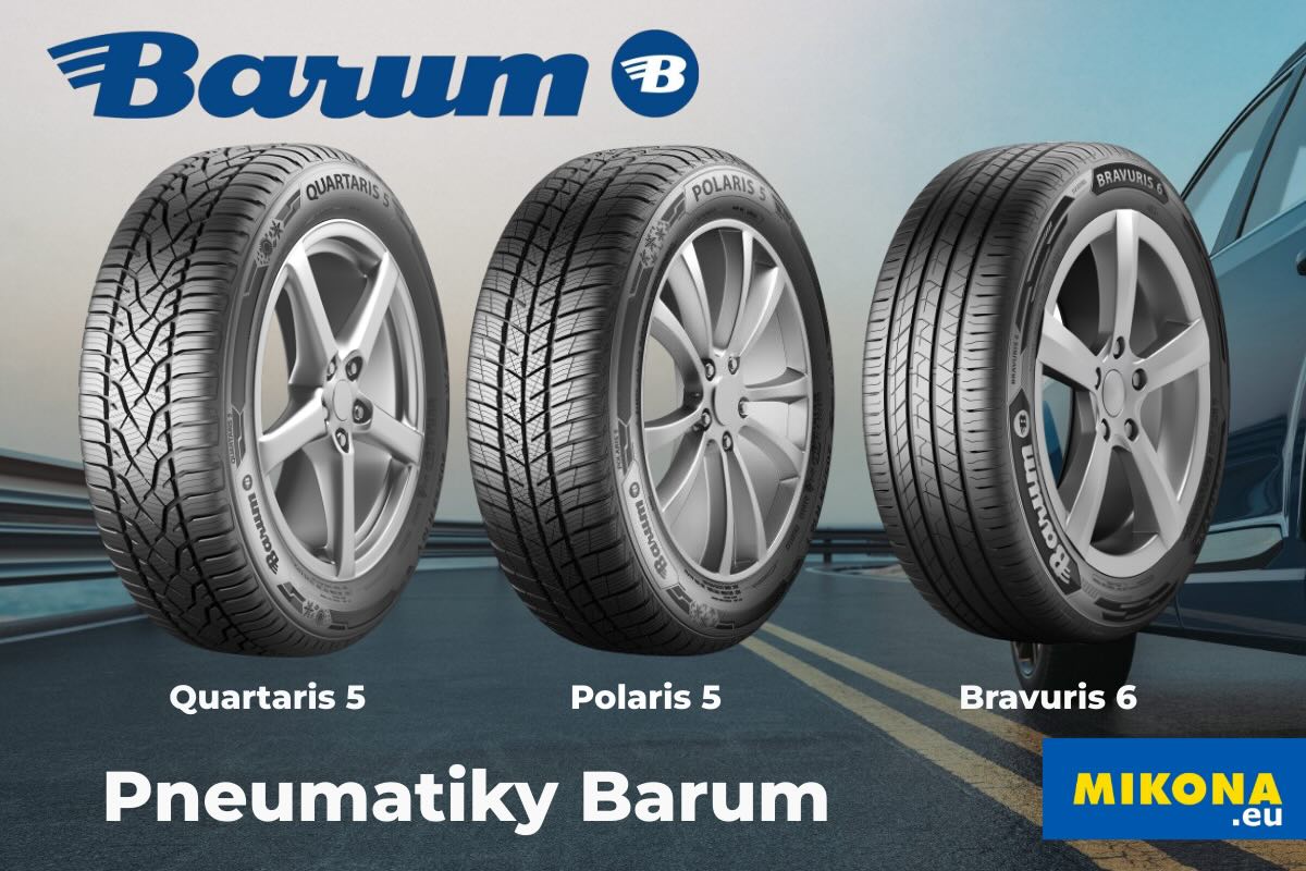Hledáte správný dezén Barum pro své auto? Srovnáváme modely Bravuris, Polaris a Quartaris včetně testů, použití i životnosti.