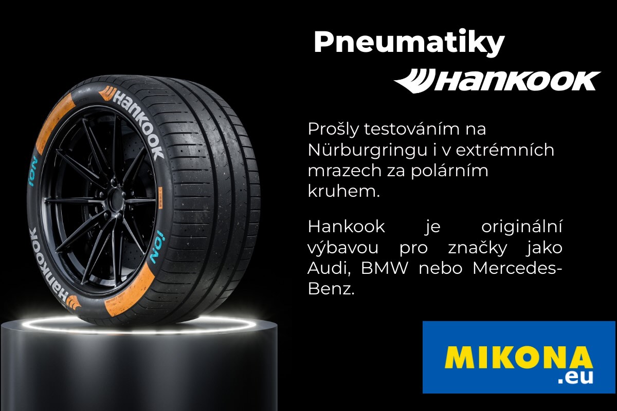 Kvalitní pneumatiky Hankook pro osobní i SUV vozy.