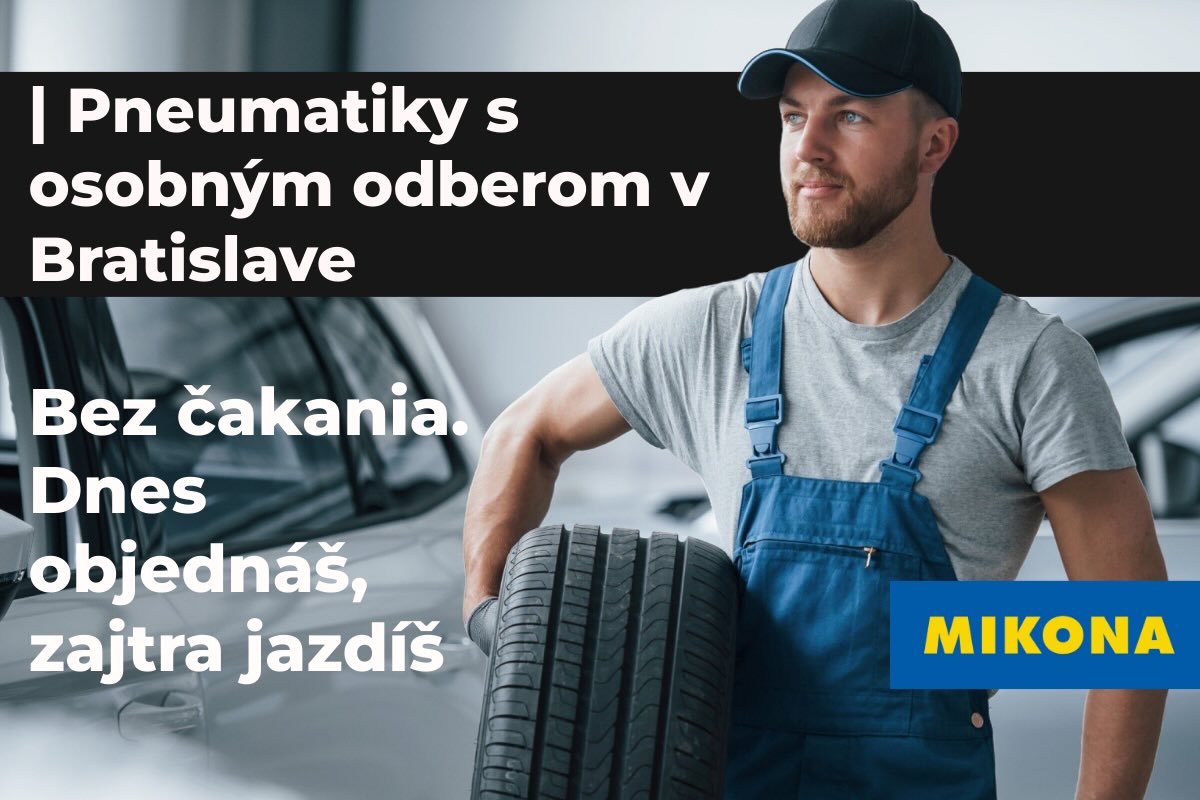 Pneumatiky s osobným odberom v Bratislave s pneuservisoch Mikona.