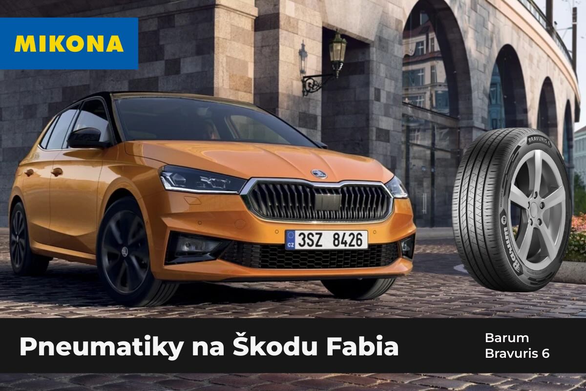 Vyberte si správne pneumatiky pre Škodu Fabia. Kompletný prehľad.