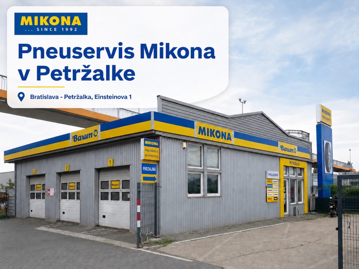 Pneuservis Mikona na Einsteinovej 1 v Bratislave – Petržalke