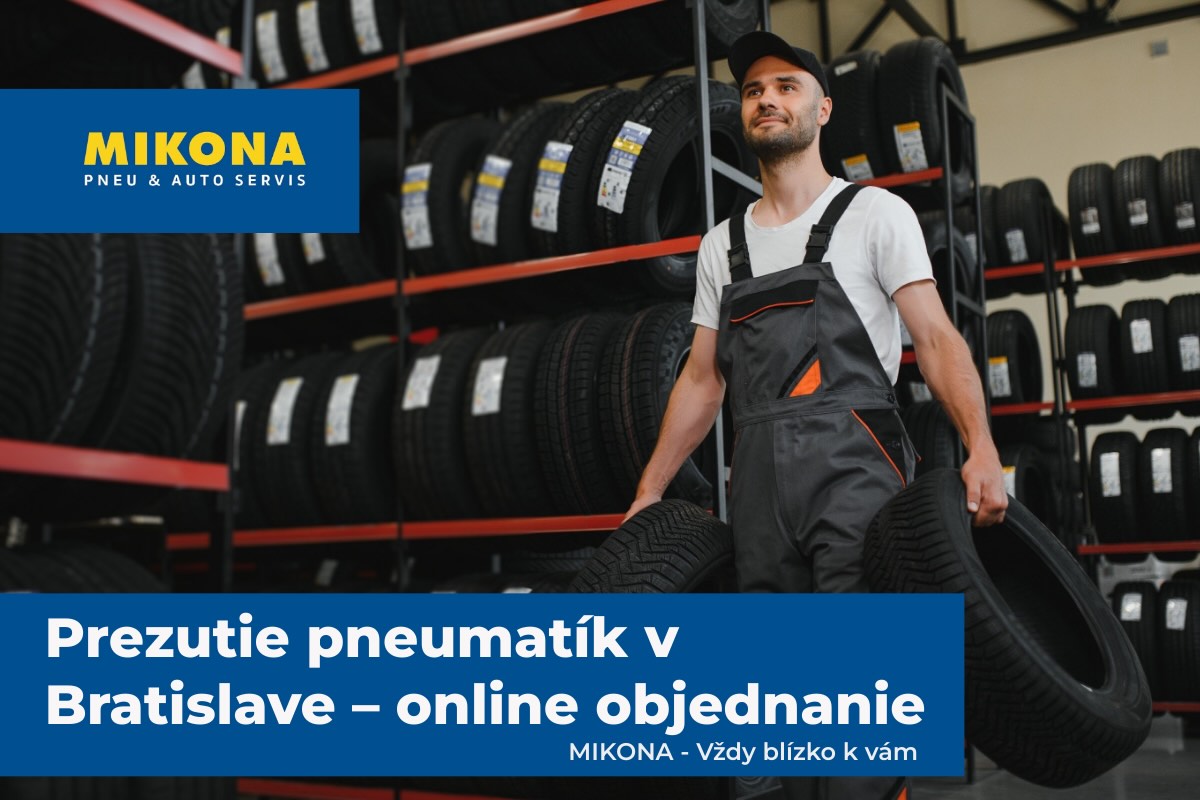 Prezutie pneumatík v Bratislave – online objednanie