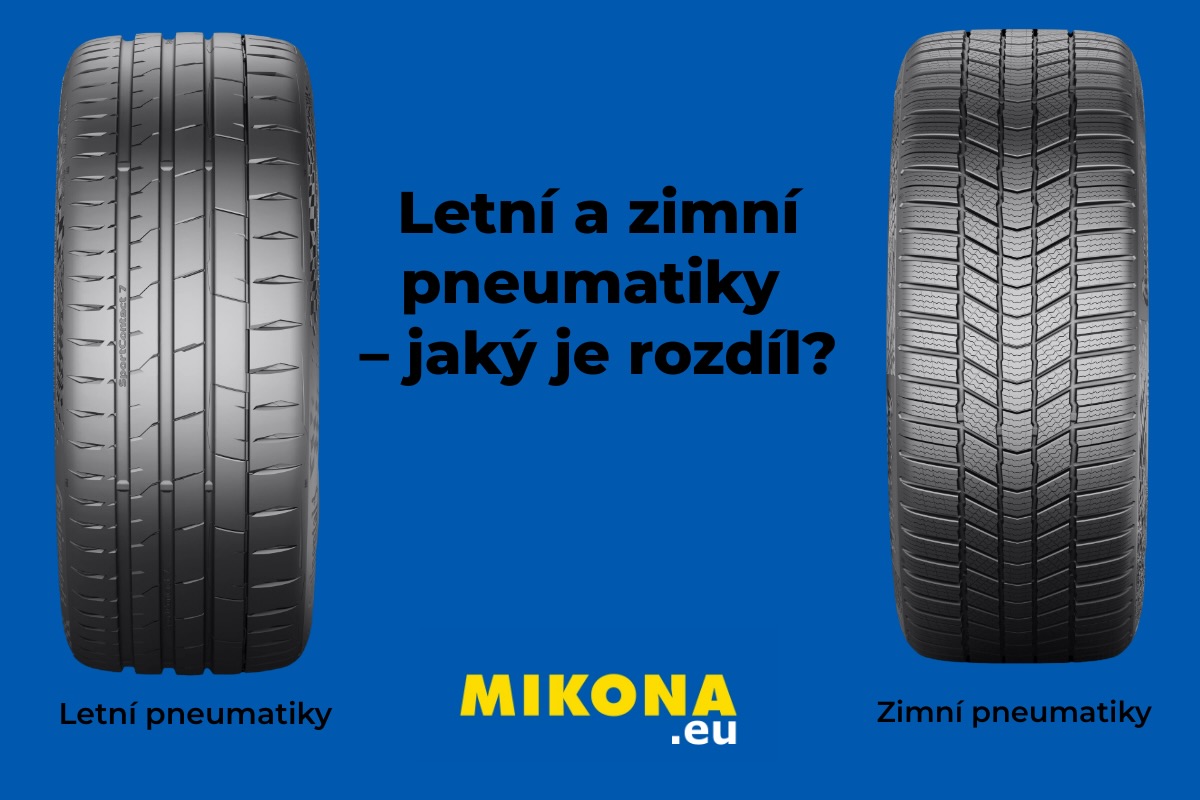 Rozdíl mezi letními a zimními pneumatikami je ve směsi, dezénu i vhodném čase pro přezutí.