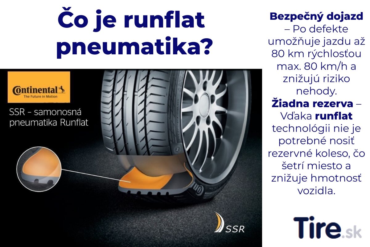 Čo je to RunFlat pneumatika – vysvetlenie technológie pre vodičov