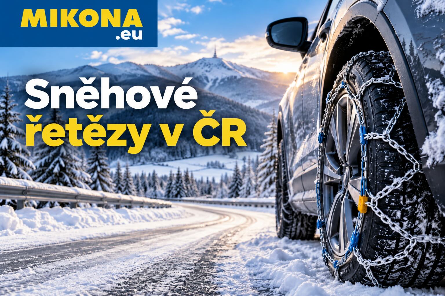 Sněhové řetězy na auto. Autor - Mikona