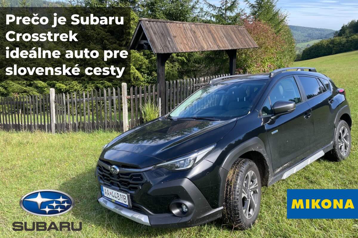 Subaru Crosstrek – auto na slovenské cesty Subaru Crosstrek – auto na slovenské cesty. Pohon 4×4, EyeSight, hybrid e-BOXER a komfort pre jazdu v meste aj na horách.