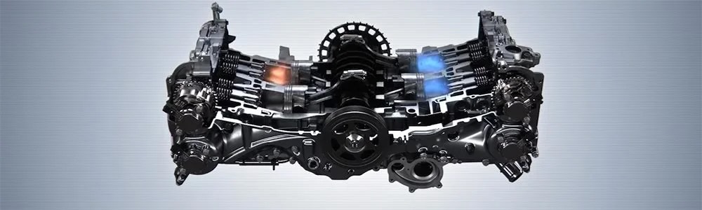 Motor boxer od Subaru.