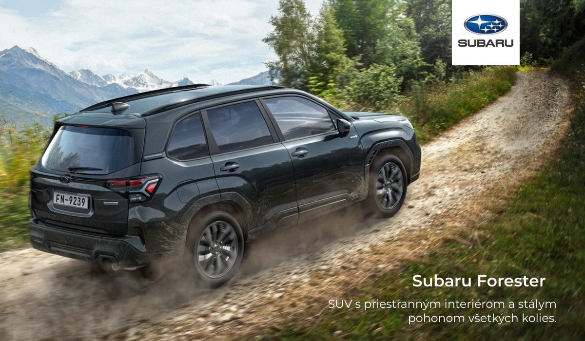 Subaru Forester – praktické SUV s pohonom všetkých kolies