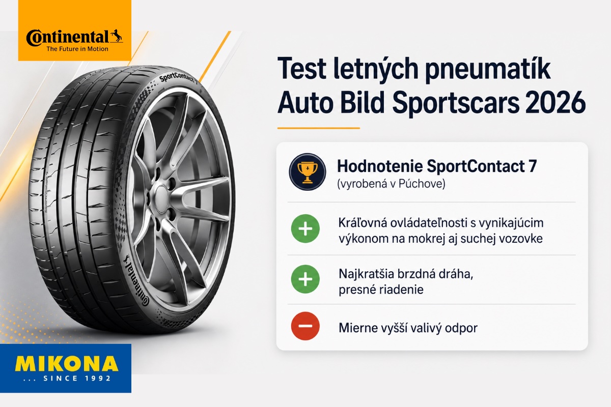 Test letných pneumatík Auto Bild Sportscars 2026 – 255/35 R19 a 275/35 R19