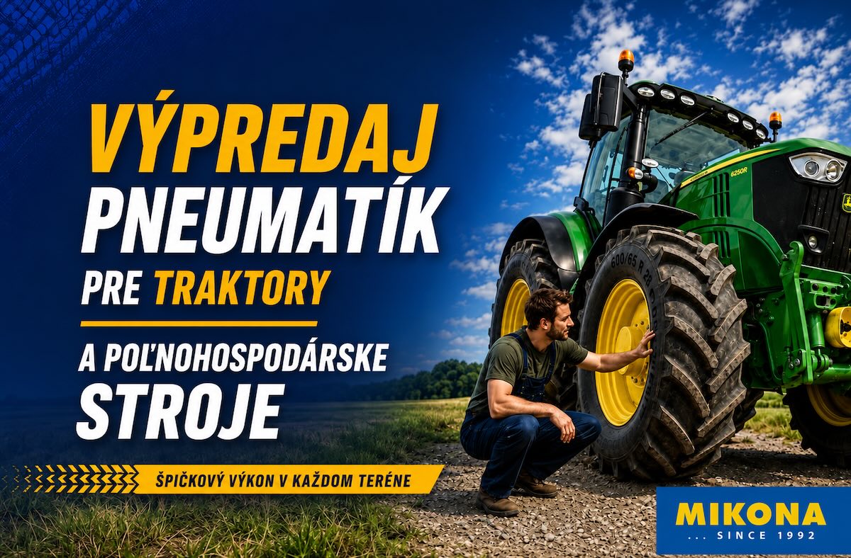 Výpredaj pneumatík pre traktory a poľnohospodárske stroje – Mikona.sk