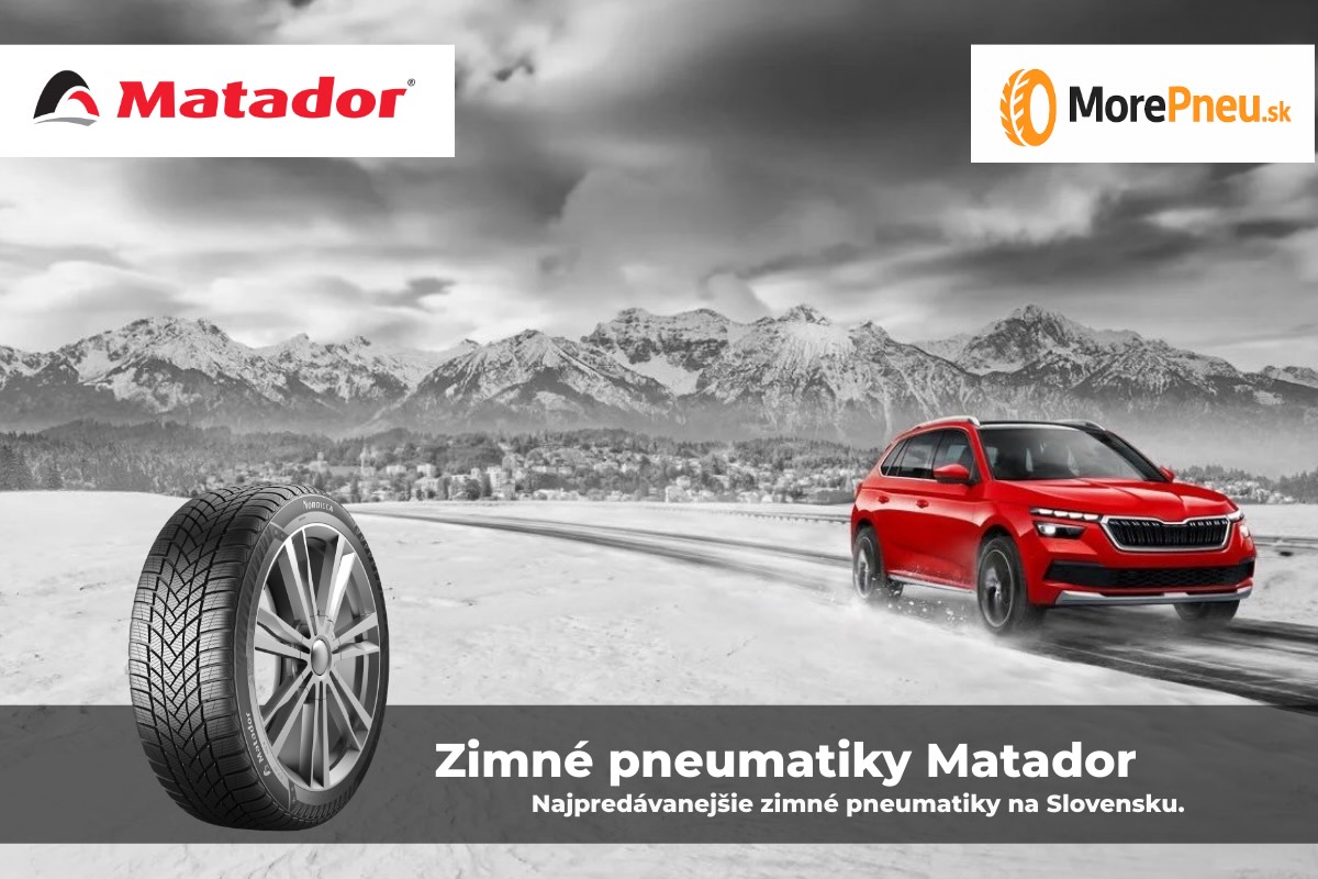 Zimné pneumatiky Matador Zimné pneumatiky Matador obúva aj automobil po Tatrami – spoľahlivá kvalita a výhodné ceny. Pozrite si aktuálnu ponuku modelov pre osobné, SUV aj úžitkové vozidlá.