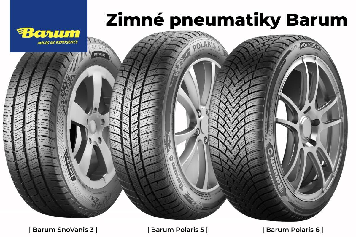 Dezény zimných pneumatík Barum. Pozrite si prehľad modelov Polaris 6, Polaris 5 a SnoVanis 3.
