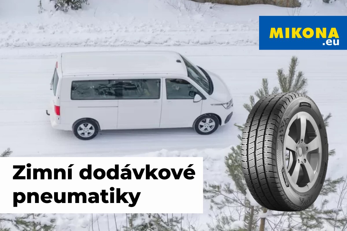 Zimní dodávkové pneumatiky pro bezpečnou jízdu v náročných podmínkách. Autor - Mikona